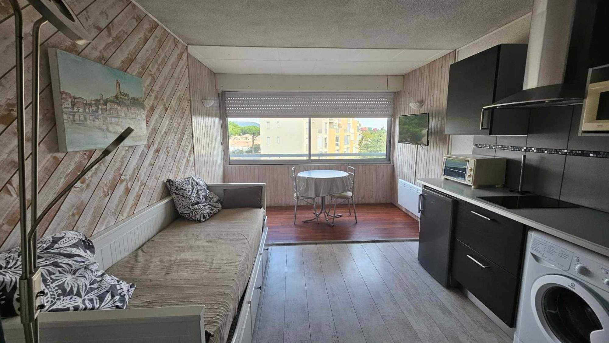 Studio Plage Du Grazel Gruissan Bagian luar foto